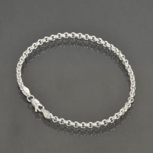 ロープ 結び 大ぶり チェーン 925 シルバー ヴィンテージ ブレスレット 銀 ブレスレット チェーン シルバー925 ルーズロープチェーン 幅1.9