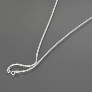 ネックレス チェーン シルバー925 スネークチェーン 幅2.4mm 長さ38cm