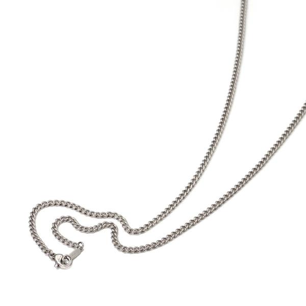 ネックレス チェーン サージカルステンレス 316L 2面カット喜平チェーン 幅3.0mm 長さ80...