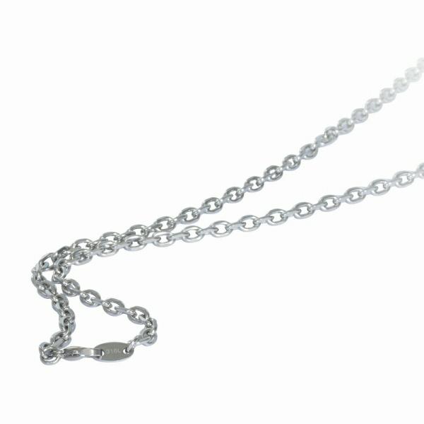 ネックレス チェーン サージカルステンレス 316L 4面カット小豆チェーン 幅3.9mm 長さ60...