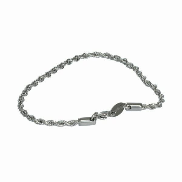 ブレスレット チェーン サージカルステンレス 316L フレンチロープチェーン 幅3.0mm 長さ2...