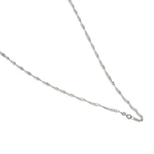 ネックレス チェーン 18金 イエローゴールド クローバーチェーン 幅1.6