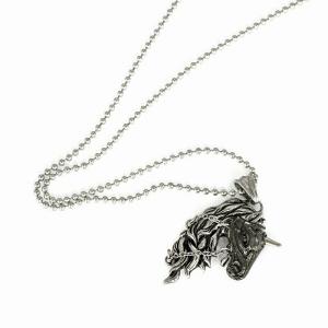 ペンダントトップ サージカルステンレス たてがみが優雅なウマモチーフ