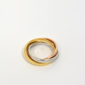 指輪 サージカルステンレス 3色カラーの三連リング｜レディース メンズ｜rubby