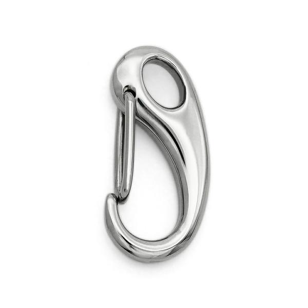 【1個売り】 留め具 サージカルステンレス フック 縦26.0mm ナスカン 茄子環 クラスプ｜手芸...