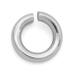 1個売り】 丸カン シルバー925 丸環 口閉じ ロー付け 線径1.0mm 直径