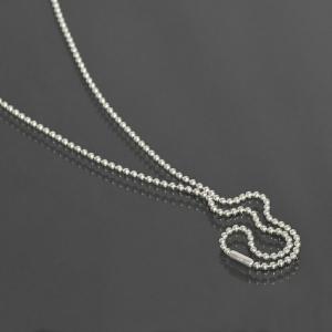 ネックレス チェーン シルバー925 ボールチェーン コネクタ 幅2.5mm 長