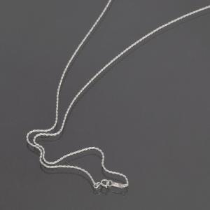 ネックレス チェーン シルバー925 カットフレンチロープチェーン 幅1.1mm 長さ40cm｜鎖 銀 Silver アクセサリー レディース メンズ｜rubby