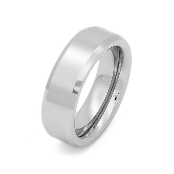 指輪 タングステン サイドカットリング 幅6.0mm｜Tungsten アクセサリー レディース メ...