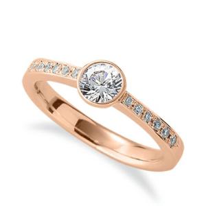 指輪 18金 ピンクゴールド 天然石 サイド一文字リング 主石の直径約4 4mm K18pg 18k ジュエリー 貴金属 18k 18金 ジュエリー レディース メンズ Y0k18pg04b ジュエリー ネックレス Rubby