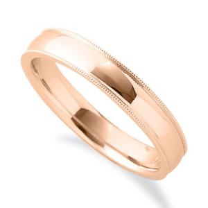 指輪 18金 イエローゴールド 甲丸リング 幅3.5mm つや消し加工 財務省