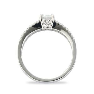 指輪 18金 ホワイトゴールド 天然石 天然石 サイド三文字リング 主石の直径約5 2mm 18金 四本爪留め K18wg 指輪 18k 貴金属 ジュエリー レディース メンズ Y0k18wg03b ジュエリー ネックレス Rubby