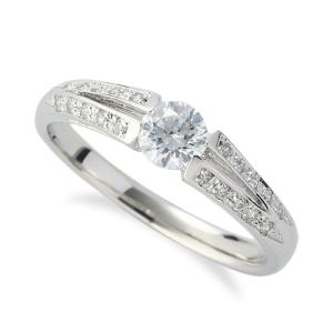 指輪 18金 ホワイトゴールド 天然石 サイドストーンリング 主石の直径