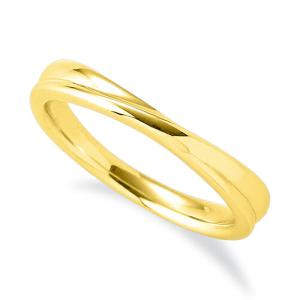 指輪 18金 イエローゴールド 甲丸リング 幅3.5mm 財務省造幣局検定