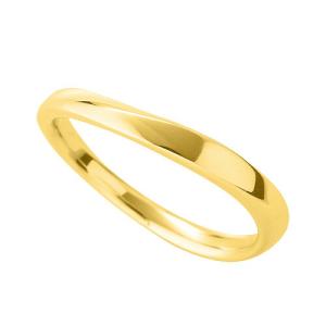 指輪 18金 イエローゴールド 甲丸リング 幅3.5mm 財務省造幣局検定