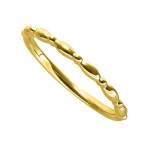 指輪 18金 イエローゴールド 甲丸リング 幅3.5mm つや消し加工 財務省