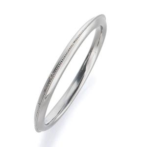 指輪 PT900 プラチナ 斜めの彫り込みデザインリング 幅2.6mm