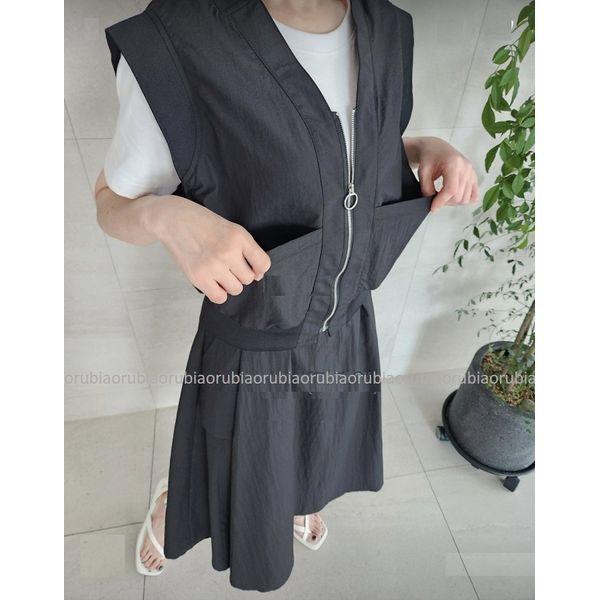 「商品大幅値下げ 在庫ある分だけ早い者勝ち」 ベスト ナイロン ジッパー ゴムヘム ユティル ウィン...