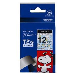 ブラザー工業 【純正】TZeテープ スヌーピーテープ(スヌーピーブルー/黒字) 12mm TZe-U...