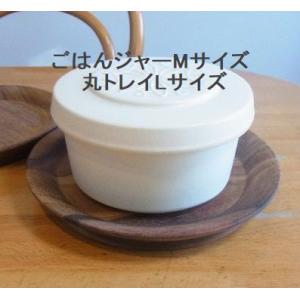 丸トレイ Lサイズ 木のお皿 アカシア オイル...の詳細画像2
