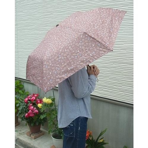ムーミン　傘　晴雨兼用　UVカット 軽量 コンパクト 3段折りたたみ傘 　ムーミンと森　折りたたみ傘