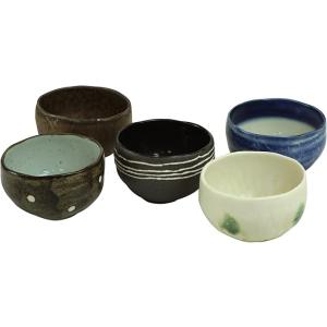 アワサカ(Awasaka) 仁峰 Wabisabi ティー碗揃 7-1955 美濃焼茶碗5客セット ...