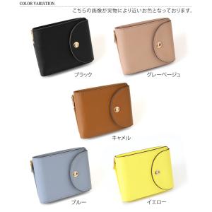 二つ折り財布 レディース 使いやすい 財布 コ...の詳細画像1