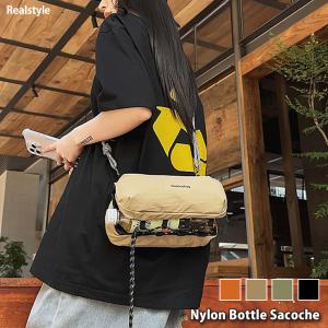 ショルダーバッグ ペットボトルホルダー ボトルサコッシュ メンズ レディース スマホポーチ 斜めがけ 肩掛け 水筒 軽量 おしゃれ 撥水