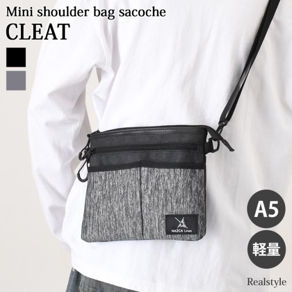 ショルダーバッグ メンズ 小さい サコッシュ 軽い 斜めがけ 肩掛け スリム a5 小物入れ スマホ...