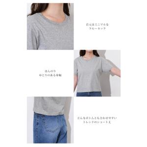 カットソー レディース 半袖 薄手 春 夏 シ...の詳細画像4