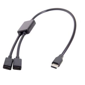 Xiwai Type-C - デュアルポート USB-C メスハブケーブル ノートパソコン PC マウス フラッシュディスク用｜rudan-store