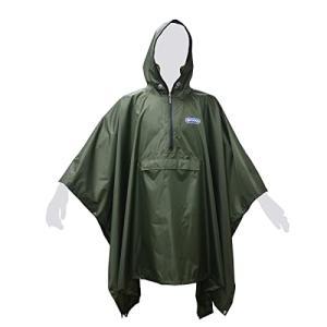 OUTDOOR PRODUCTS 防水 レインポンチョ バーサタイル 1着5役 フリーサイズ(145-185cm) カーキ｜rudan-store