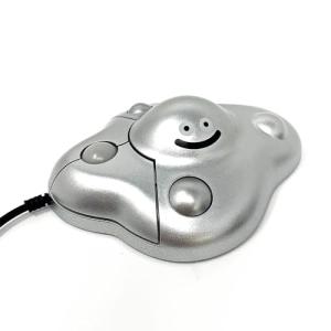 ドラゴンクエスト AM PC マウス はぐれメタルがあらわれた 約11cm サイドボタン 有線｜rudan-store