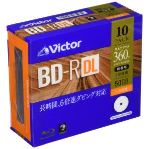ビクター(Victor) 1回録画用 BD-R DL VBR260RP10J1 ?(片面2層/1-6倍速/10枚)｜rudan-store