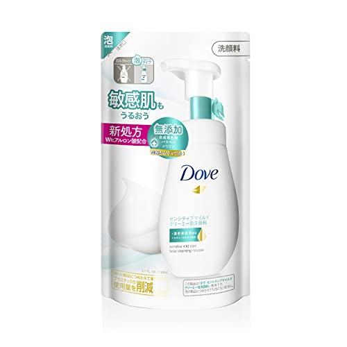 Dove(ダヴ)ダヴ センシティブマイルド クリーミー泡洗顔料 つめかえ用 敏感肌用 無添加 乾燥肌...