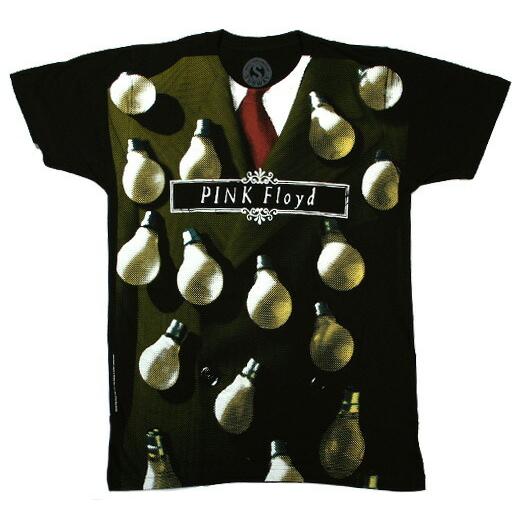 Pink Floyd / Light Bulb Suit Tee (Black) - ピンク・フロイ...