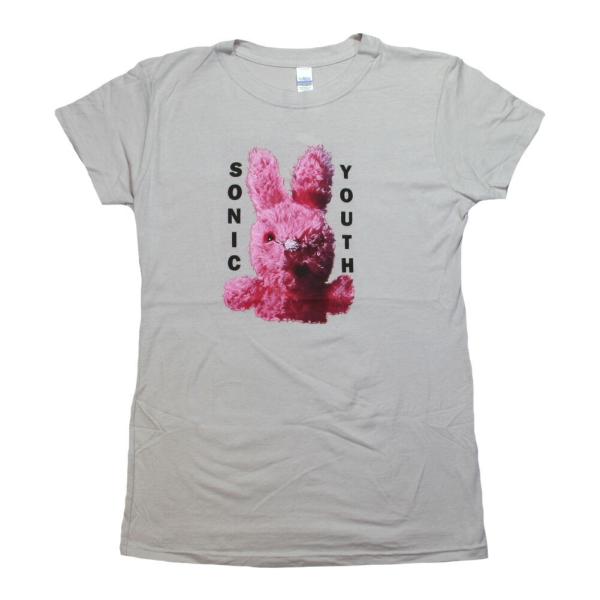 Sonic Youth / Dirty Bunny Tee (Grey) (Womens)