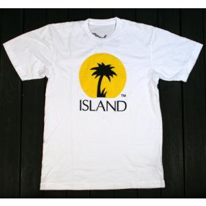 [Worn Free] Island Records / Logo Tee (White)｜rudie