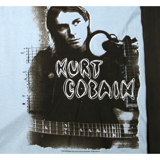 Kurt Cobain / Recording Tee (Light Blue)