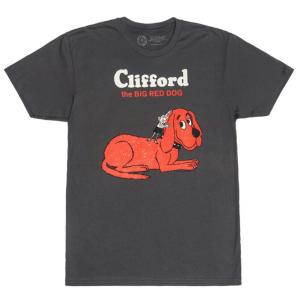 [Out of Print] Norman Bridwell / Clifford the Big Red Dog Tee (Heavy Metal Grey)｜rudie