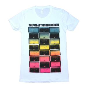 The Velvet Underground / VU Meters Tee (White) (Womens)｜rudie