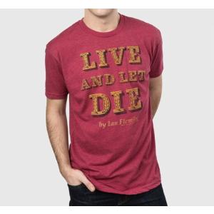 [Out of Print] Ian Fleming / Live and Let Die Tee (Red)｜rudie