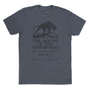 [Out of Print] Arthur Conan Doyle / The Hound of the Baskervilles Tee (Charcoal)｜rudie