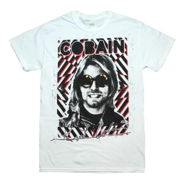 Kurt Cobain / Psychedelic Photo Tee (White)