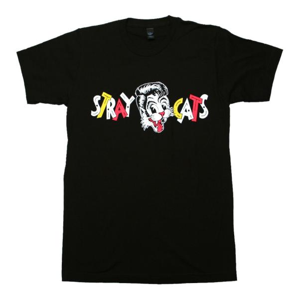 Stray Cats / Chest Logo Tee (Black)