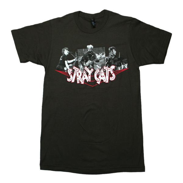 Stray Cats / Photo Collage Tee (Charcoal)