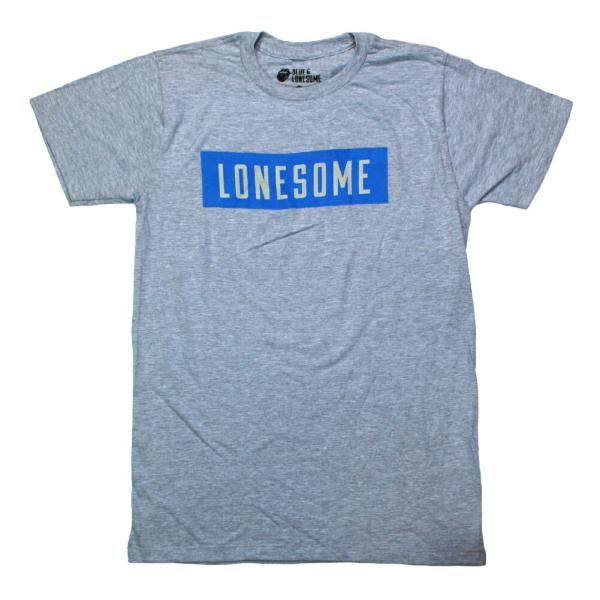 The Rolling Stones / Lonesome Block Text Tee (Grey...