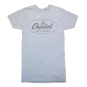 Capitol Records / Oval Logo Tee (Grey)｜rudie