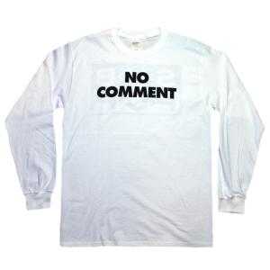 Sub Pop Records / NO COMMENT Long Sleeve Tee (White)｜rudie
