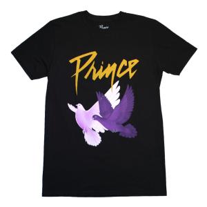 プリンス 半袖 Tシャツ パープル メンズ レディース バンドT